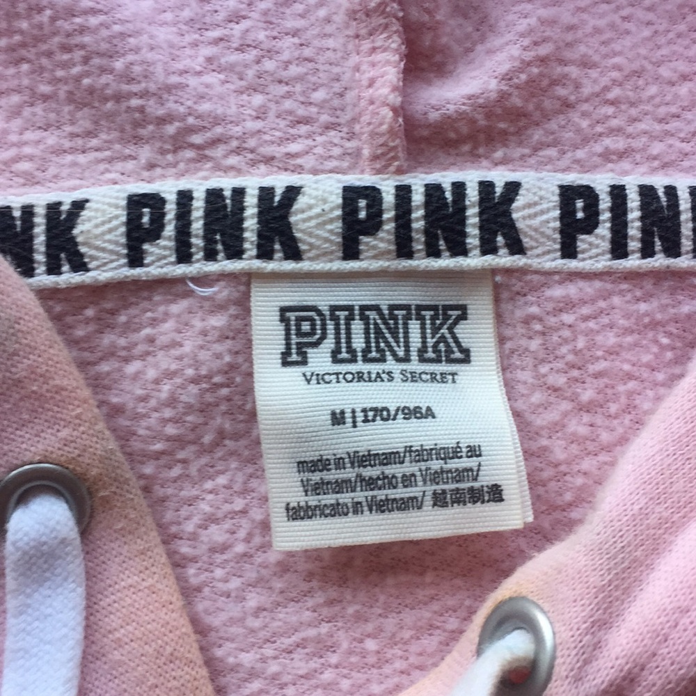 pink cropped hoodie💕 - Picture 2 of 3